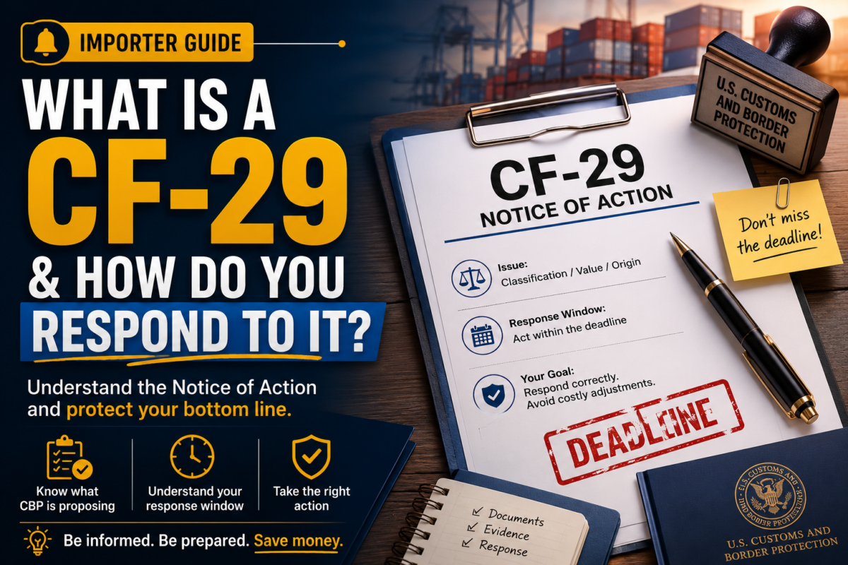 What Is a CF-29 and How Should You Respond to a Notice of Action