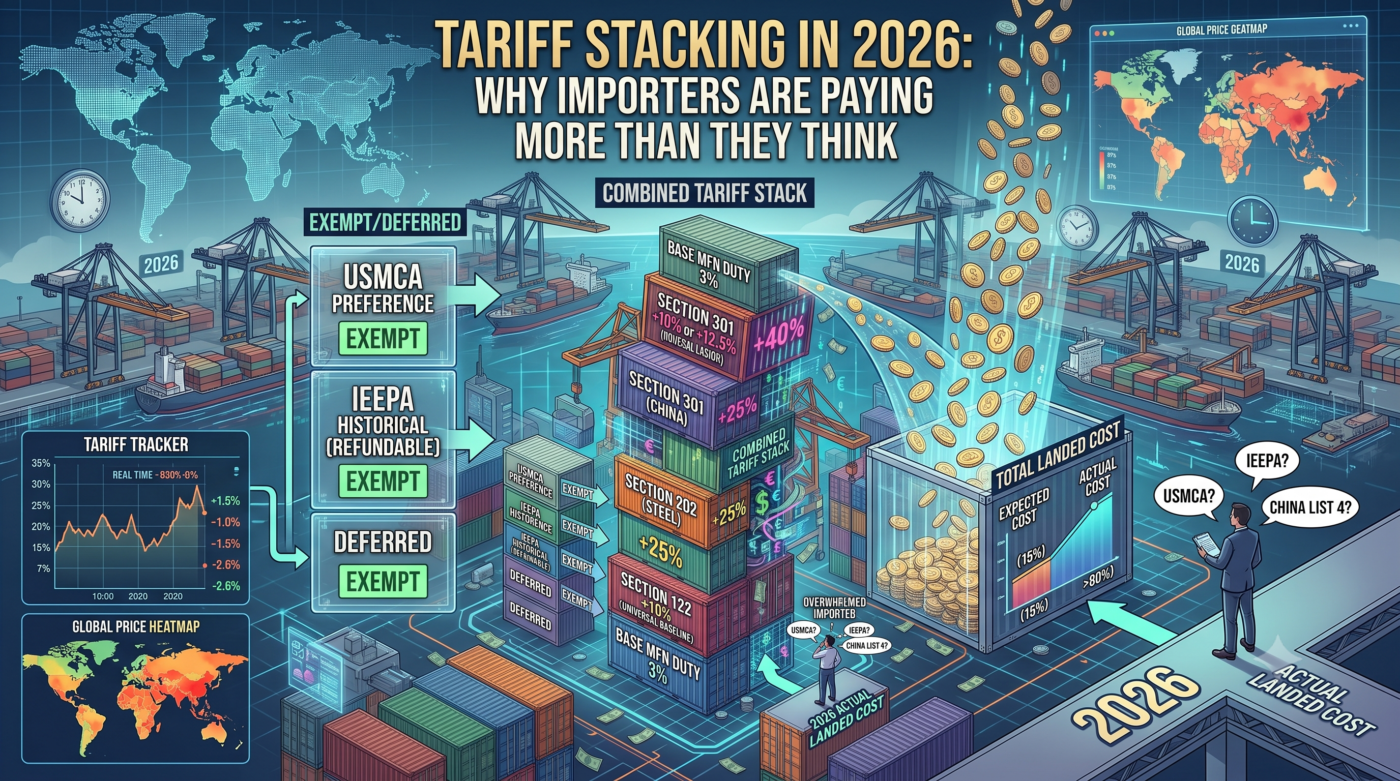 Tariff Stacking in 2026: Why Importers Are Paying More Than They Think