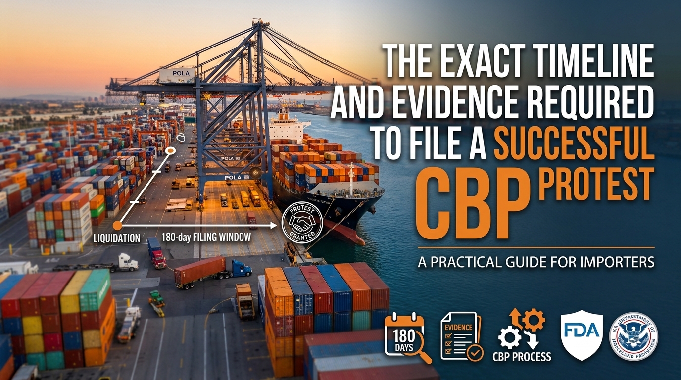 CBP Protests: Strict Timelines & Required Evidence Guide