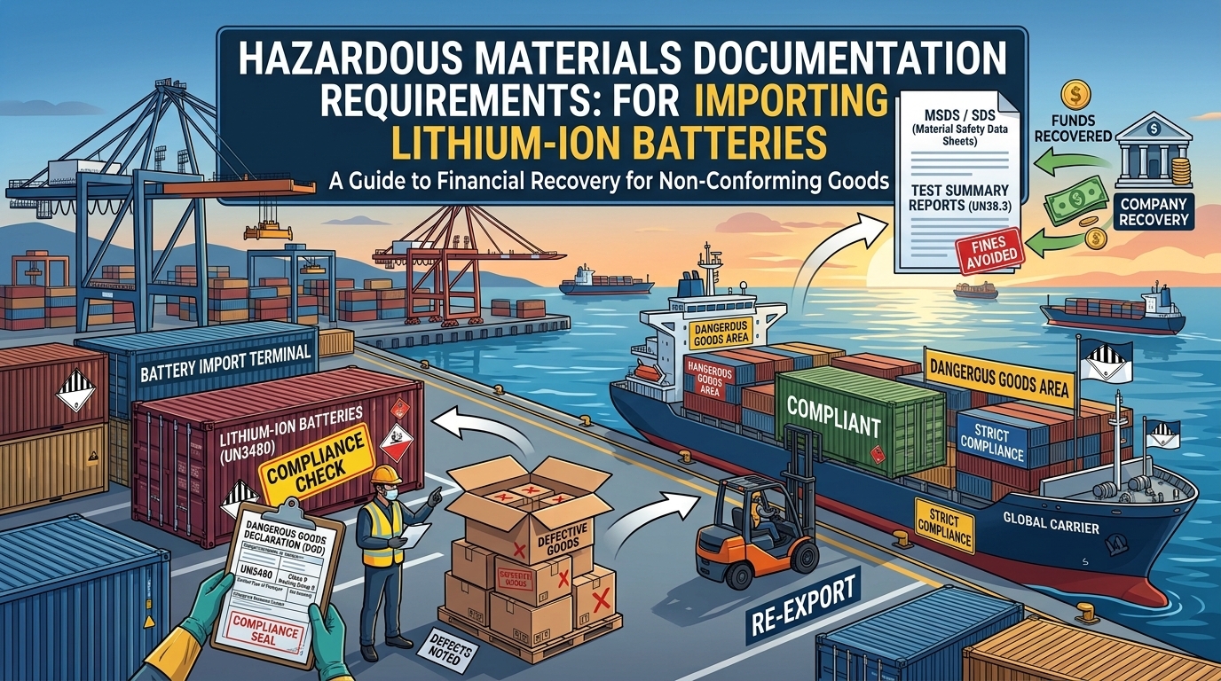 Hazardous Materials Documentation Requirements for Importing Lithium-Ion Batteries