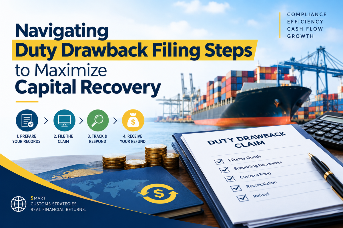 Navigating Duty Drawback Filing Steps to Maximize Capital Recovery