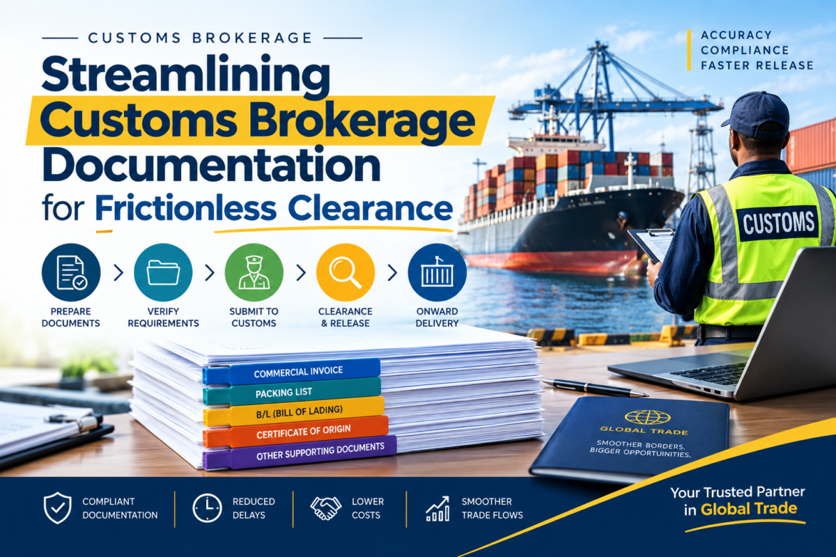 Streamlining Customs Brokerage Documentation for Frictionless Clearance